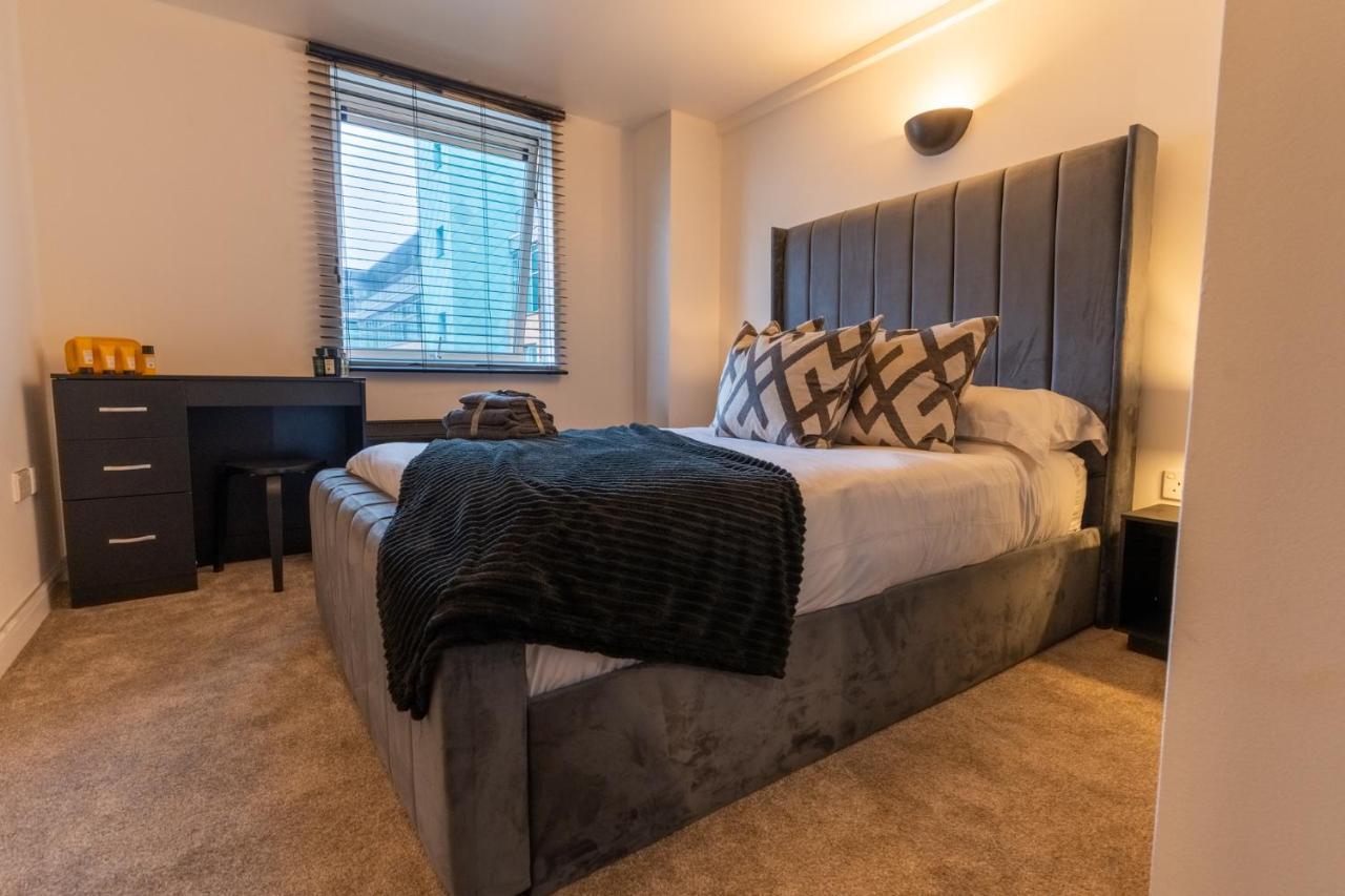 Jpg Theatre Suite - High Floor Mcr Luxe Apartment W Balcony Canal Views 曼彻斯特 外观 照片